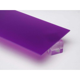 1/8" (3mm) Purple Violet 12"x12" Translucent Acrylic Plexiglass 0.118" Thick Sheet Nominal Size AZM