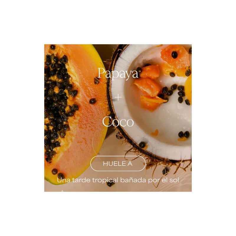 RAW SUGAR The Mighty Curl Papaya Coconut Mascarilla para Cabello