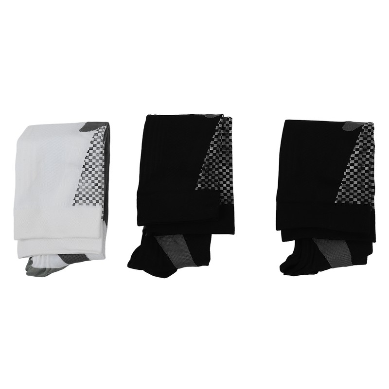 3 Packs Compression Socks Nylon Wire Ventilate Athletic Calf Socks