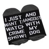 JNIAP True Crime Socks Dog Lover Socks I Just Want