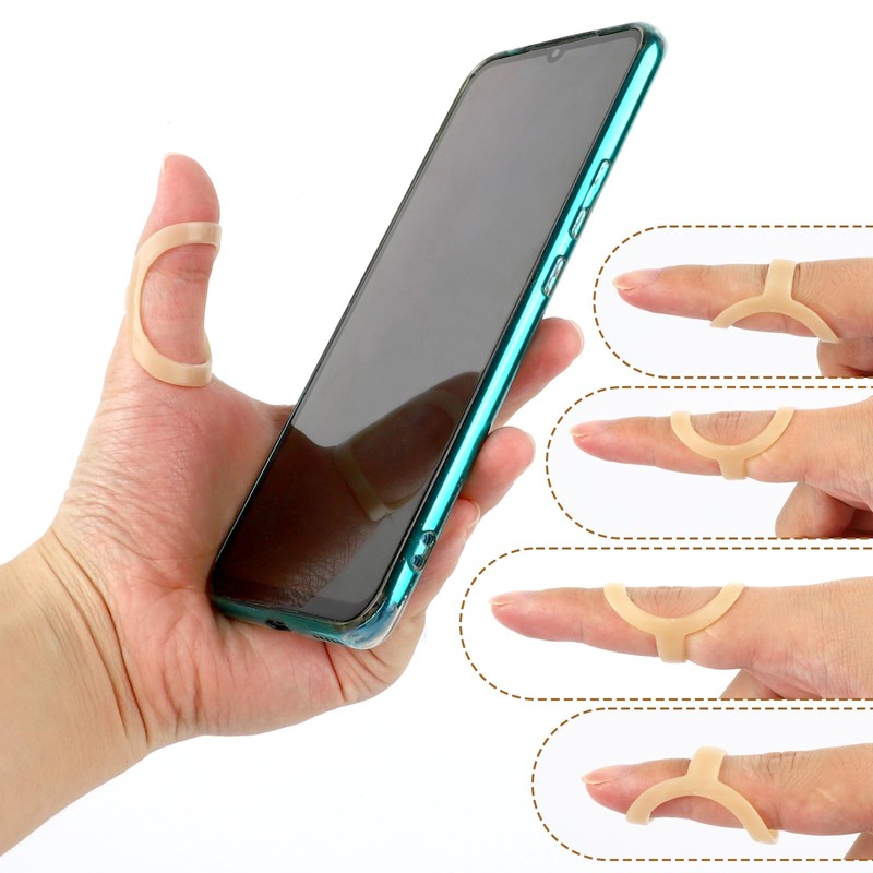 6 PCS Oval Finger Splints, Trigger Finger Splint Brace Finger