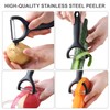 Safe Mandoline Slicer for Kitchen, 5 in 1 Vegetable Chopper,