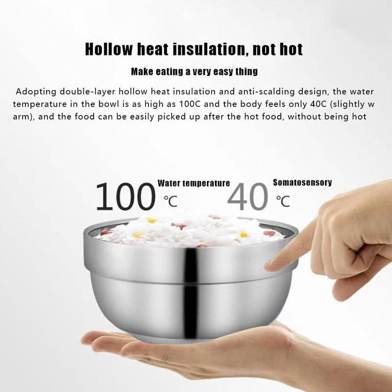 ZHCHSH 10 x 304 Stainless Steel Double Wall Insulated Soup