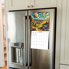 2026 National Parks through the Eyes of Van Gogh Monthly Wall Calendar | 12" x 24" | Paintings Calendar 2025-2026