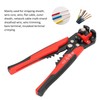 8in Automatic Crimper Plier Wire Cutter Stripping Tool Manual Multifunction