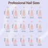 Misssix Misssix Deep French Gel Nail Tips, 150Pcs French Tip