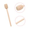 Lilaly 15 PCS 5.9" Wooden Honey Sticks, Honey Dipper, Wooden