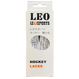 LEO SPORTS Ice Hockey Shoelaces in 6 Sizes - Choose from Wax (Unwaxed, 120")