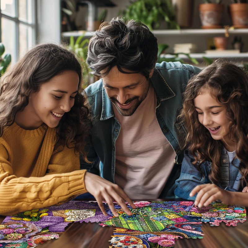 White Mountain Love You Mom Puzzle 1000 Piece Mothers Day