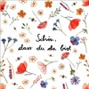 20 Napkins Beautiful in the Middle of Nature, Table Decoration,