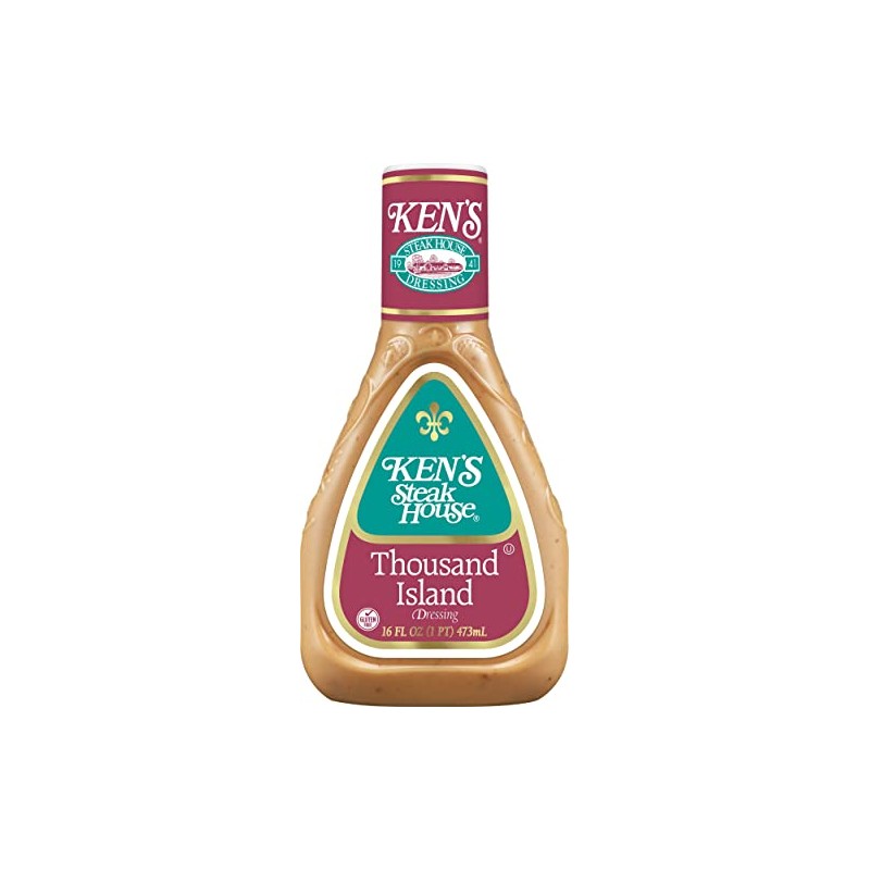 Ken's Steak House Thousand Island aderezo para ensalada, 16 oz