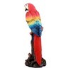 Ebros Gift Beautiful Tropical Rainforest Paradise Bird Red Scarlet Macaw
