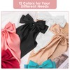 TUBIAN 10Pcs Big Satin Hair Bows for Women Girls Large