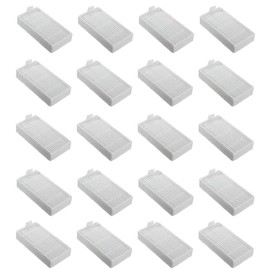 DrAer 20pcs HEPA Filters Replacement for ILIFE V3s V3s pro V5 V5s V5s Pro V5s Pro 2 V5s Plus Noisz S5 Robotic Vacuum Cleaner (20pcs HEPA Filters)