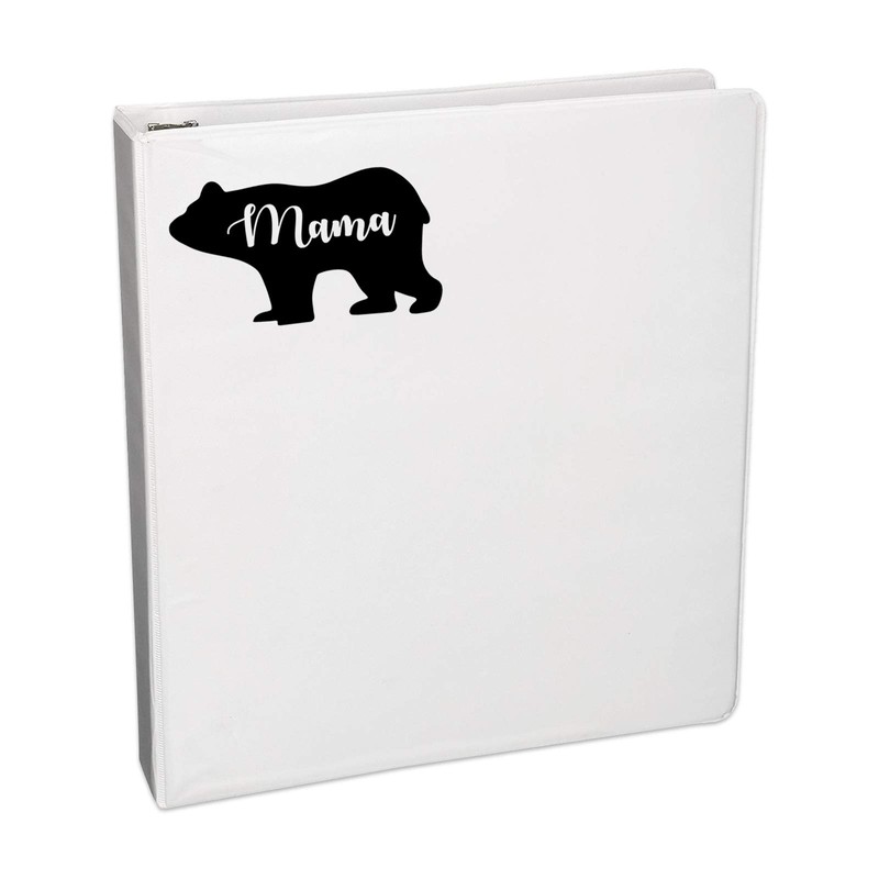 Bargain Max Decals Mama Bear Silhouette Decal Notebook Car Laptop