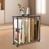 Art Storage Rack with 4 Locking Wheels - Large Canvas