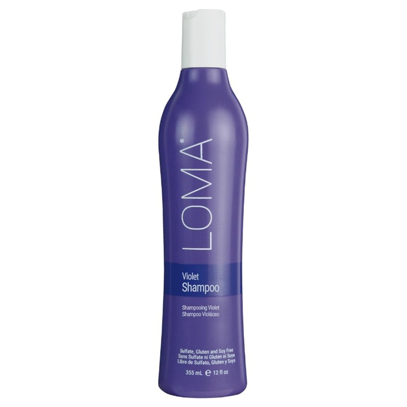 Loma Hair Care Violet Shampoo, Vanilla Bean/Blood Orange, 12 fl.