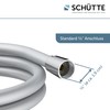 SCHÜTTE Shower Hose 1.5 m Silver Shower Hose with Twist