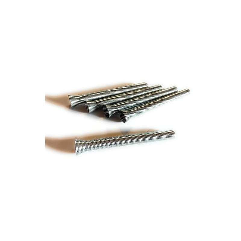 Pack of 5 Spiral Springs, Line Guide, Steel Spring 100