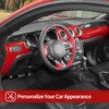 CheroCar for Mustang Center Console Dashboard Panel Trim Cover Kit