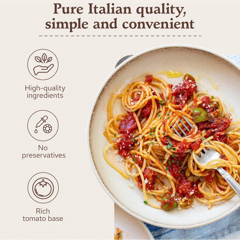 Rustichella d'Abruzzo Olive Pasta Sauce | Authentic Italian Recipe |