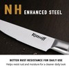 Steak Knives Set of 4, 5-Inch Serrated Stainless Steel Dinner