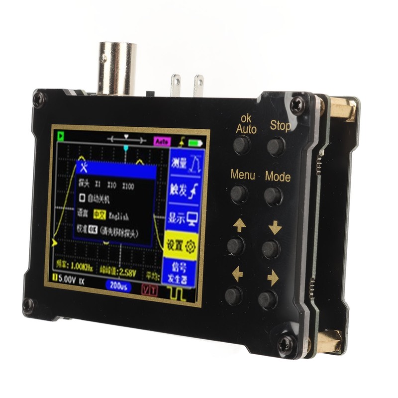 Mini Handheld Oscilloscope 40MSa/s Sampling Rate 18MHz Bandwidth PWM Signal