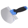 Spachtel, rund, Bogenspachtel, robust, rutschfest, mit ergonomischem Griff, für Trockenbau