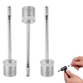 3 Ball Pump Needle, Air Pump Needle, Double Hole Inflatable Needle, Ball Pump Inflation Needles, for Basketball, Volleyball, Rugby, Football, Sports Balls