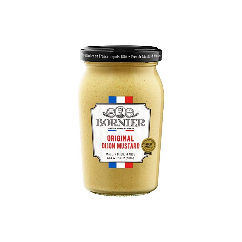 BORNIER Original Dijon Mustard, 7.4 Ounce