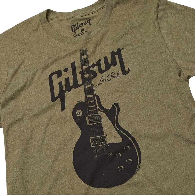 Gibson Les Paul Tee, Heather Olive (X-Small)