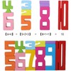20pcs Wooden Number Building Blocks, Friends of Ten Blocks