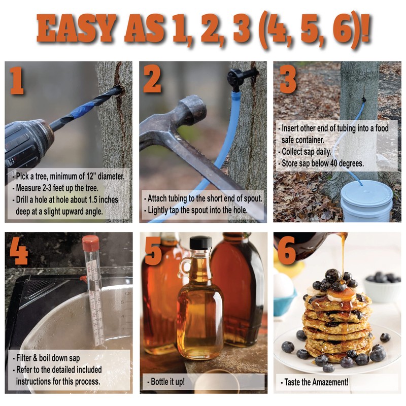 SAP HAPPY Maple Syrup Sap Collection Tubing (250 Feet) -