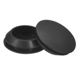 uxcell Silicone Stoppers, Rubber Stoppers, Compatible Diameters 1.2 - 1.3 inches (30 - 33 mm), 2 Pieces, Waterproof Hole Plugs, Flexible, Dustproof, High Temperature Resistant, Bottle, For Furniture