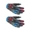 1 Pair Blue Motorcycle Sport Gloves Fashionable Non Slip 2