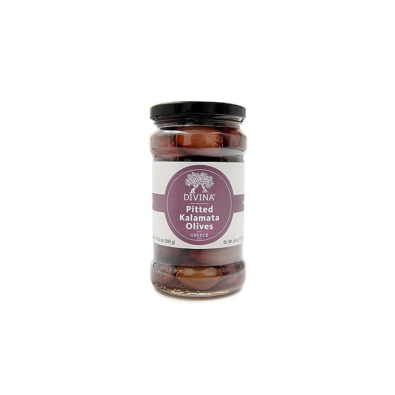 Divina Pitted Kalamata Olives, 6 Oz. (Case of 6)