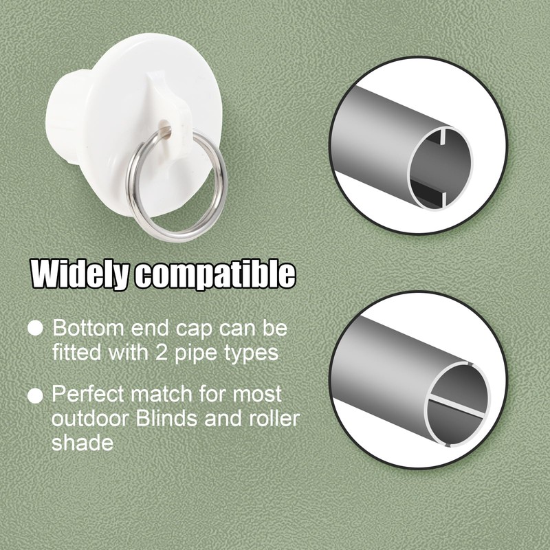 Lihopefe Roller Blind Accessory Set, Universal Replacement Mounting Brackets of