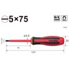 VESSEL 960 Megadora Insulated Screwdriver - 0.8 x 5 x