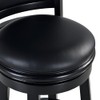 Boraam Boraam Augusta Extra Tall Swivel Bar Stool, 34-Inch, Black