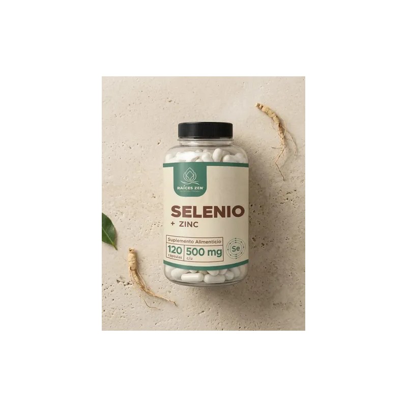 Selenio + Zinc 120 Caps Raíces Zen Antioxidante Y Defensas