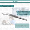 Lab Tweezers Dental Cotton Pliers Surgical Forceps For Detailed Work