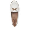 LifeStride Womens Nautical Boat Shoe White 8.5 W