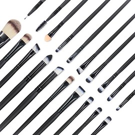 Juego EmaxDesign de brochas para maquillaje profesional de 20 piezas, para rostro, sombra de ojos, base, rubor, polvos y cremas líquidas, combinacione
