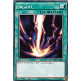 SDBT-DE025 - Raigeki - Common - German - 1st Edition - with Shipping Protection - Structure Deck: Beware of Traptrix - Yu-Gi-Oh