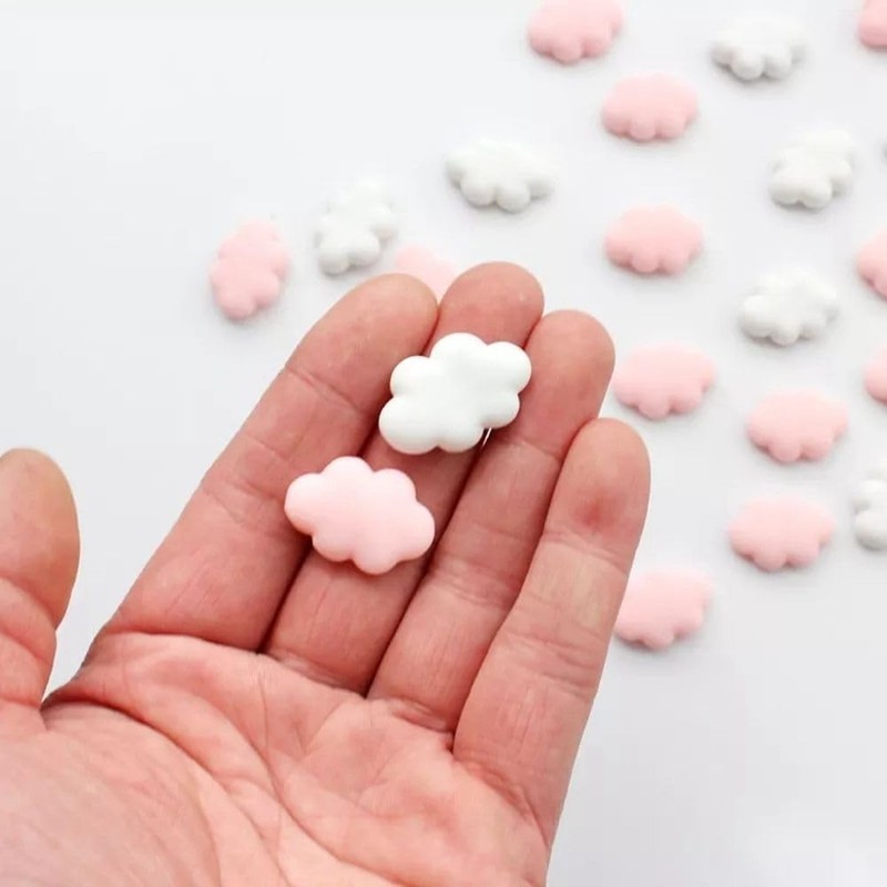 4Pcs Fridge Magnet Cartoon Cute Cloud Shape Fridge Magnets Office