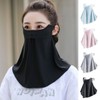 Airhole Women's Adjustable Cooling Mask UV Protection Summer Cheek Face Motorcycle Face Headscarf Front / 에어홀 여자 길이조절 쿨링 마스크 자외선차단 여름 볼 얼굴 오토바이 안면 두건 전면