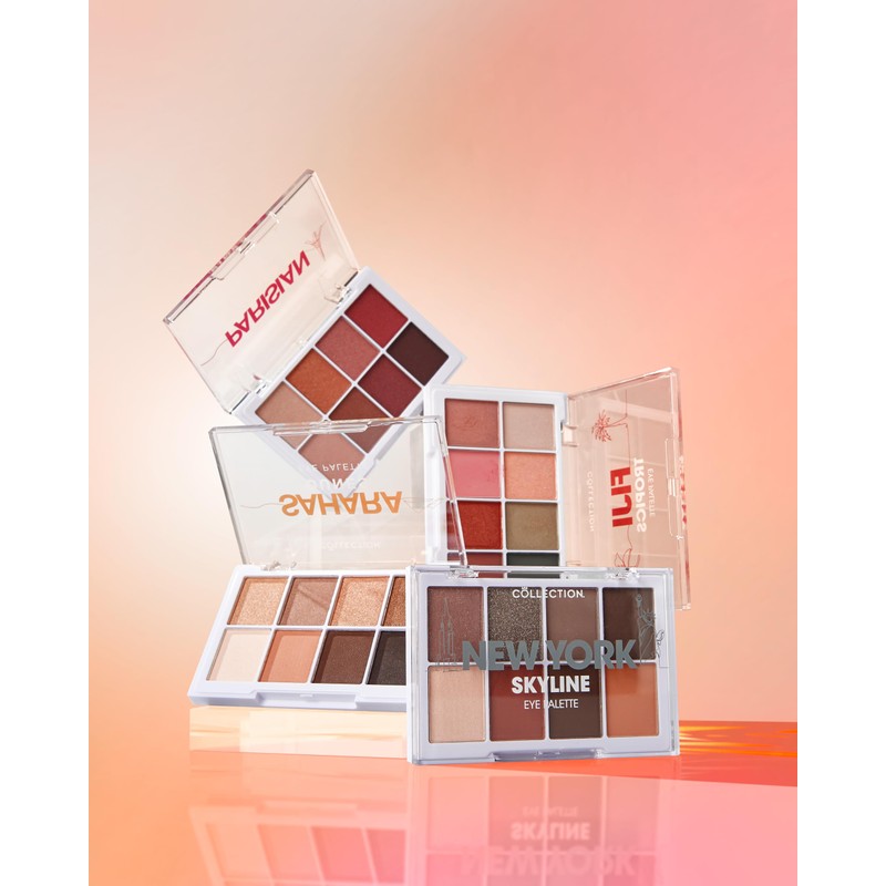 Collection Cosmetics Intensely Pigmented Colour Eye Shadow Palette with 8