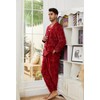 Vulcanodon Mens Plush Warm Pajama Sets Soft Fluffy Long Fuzzy