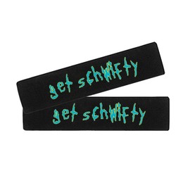 Vbeqibp 2 Pack Car Seat Belt Pad Cover Compatible with get Schwifty, Embroidered Logo Car Seat Belt Pads Safety Belt Strap Luggage Shoulder Pad