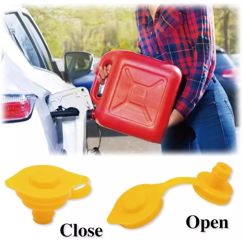 Unbranded 5Pcs Yellow Fuel Gas Can Jug Vent Cap Blitz